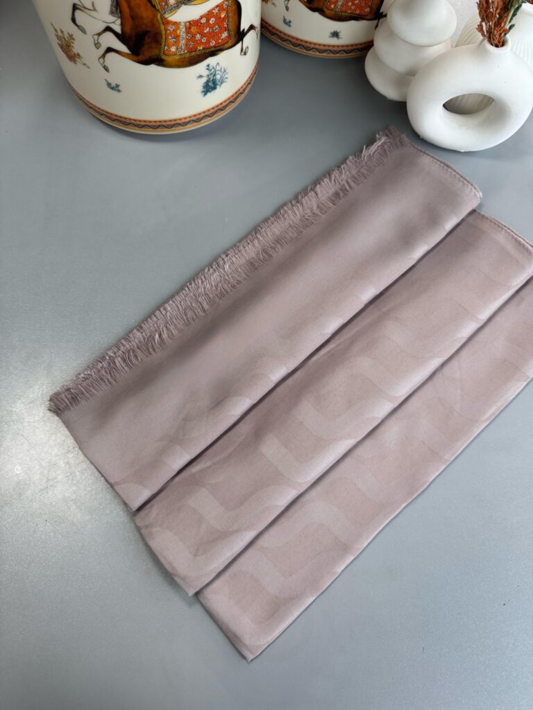 Su Yolu Pamuk Jakar Şal - Sütlü Kahve