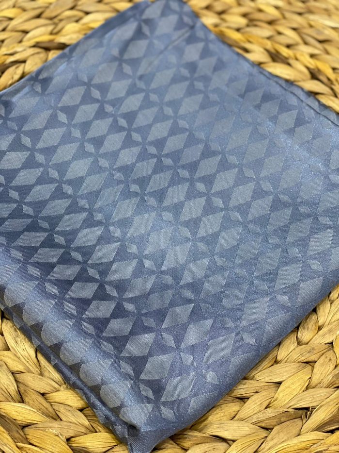 Baklava Desen İpeksi Jakar Şal - Antrasit - Organic ScarfsOrganic Scarfs