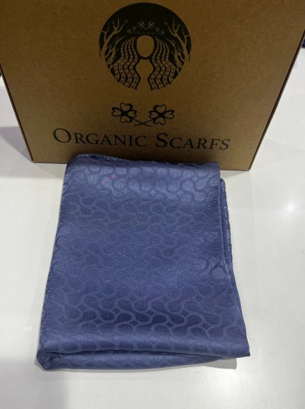 BLOOM Desen Jakar Şal - İndigo - Organic ScarfsOrganic Scarfs