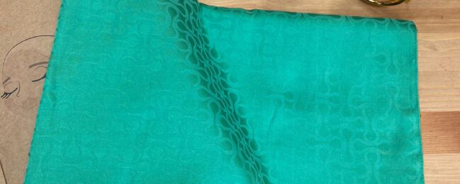 Bloom Desen Pamuk İpeksi Jakar Şal - Benetton - Organic ScarfsOrganic Scarfs