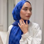 Bonjela Marka Dama İpeksi Jakar Şal - Saks