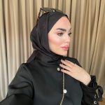 Chanel Çİft Taraflı Kaşmir Şal - Siyah