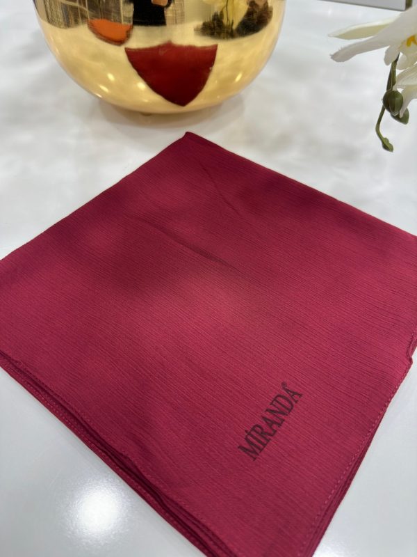 Comfort Kırinkıl Eşarp – Bordo