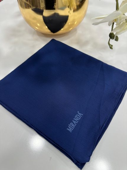 Comfort Kırinkıl Eşarp - Gece Mavisi - Organic ScarfsOrganic Scarfs
