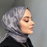 Dama Desen Jakar Şal - Antrasit