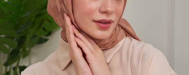 Dama Desen Jakar Şal - Karamel - Organic ScarfsOrganic Scarfs