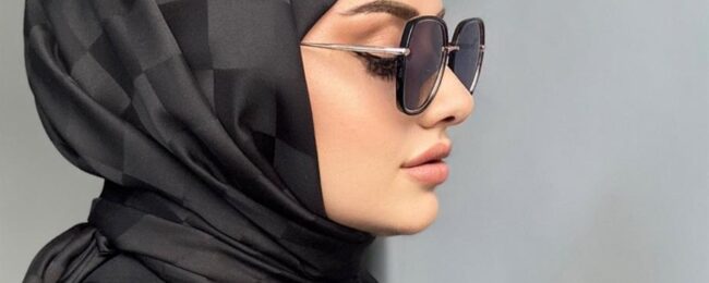 Dama Desen Jakar Şal - Siyah - Organic ScarfsOrganic Scarfs