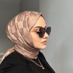 Dama Desen Jakar Şal - üzüm
