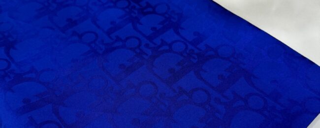 Dior Desen Pamuk İpeksi Jakar Şal - Saks - Organic ScarfsOrganic Scarfs