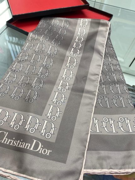 Dior Desen Twiil Eşarp - Ağaç Kabuğu - Organic ScarfsOrganic Scarfs