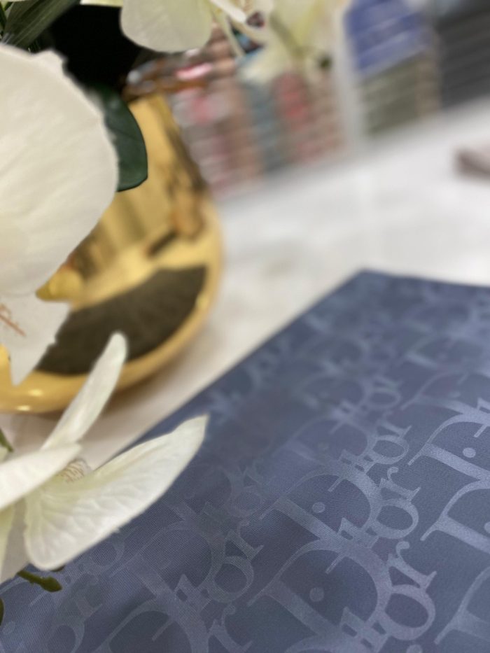 Dior Kırışmayan Jakar İpeksi Şal - Antrasit - Organic ScarfsOrganic Scarfs