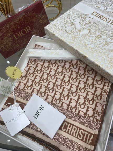 Dior Marka Eşarp - Camel - Organic ScarfsOrganic Scarfs