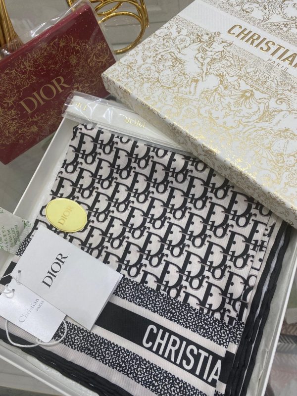 Dior Marka Eşarp – Siyah