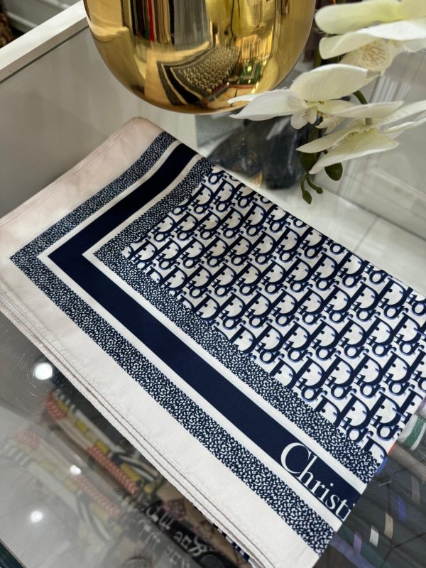 Dior Marka Şal – Lacivert