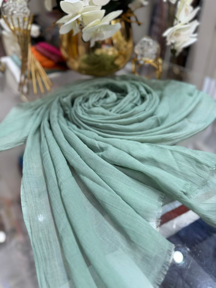 Dubai İpeği Şal - MİNT - Organic ScarfsOrganic Scarfs