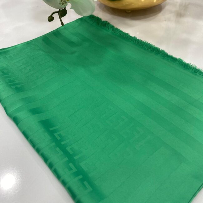 Fendi Pamuklu İpek Jakar Şal - Benetton - Organic ScarfsOrganic Scarfs