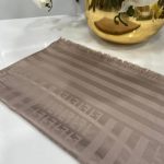 Fendi Pamuklu İpek Jakar Şal - Vizon