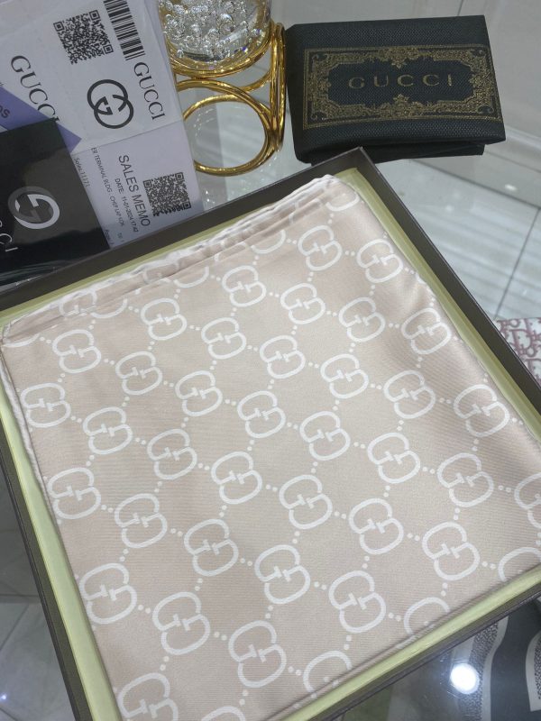 G Desen Twill İpek Eşarp – Soft Vizon