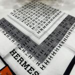 Hermes İpek Eşarp - Gri