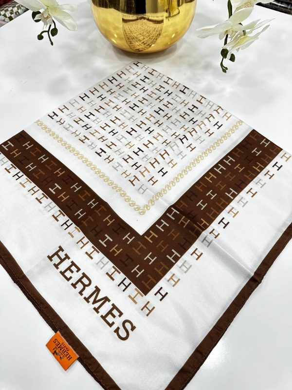 Hermes İpek Eşarp – Kahverengi