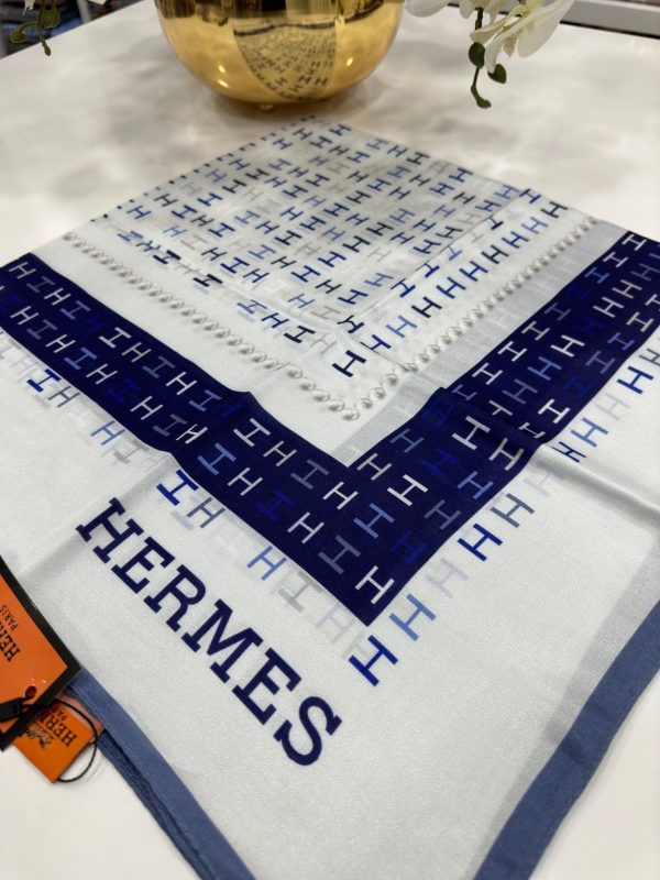 Hermes İpek Eşarp – Mavi