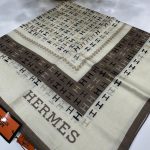 Hermes İpek Eşarp - Vizon
