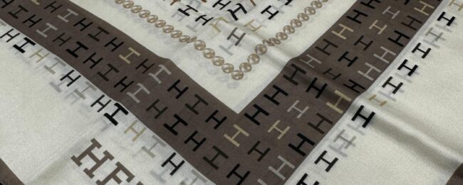 Hermes İpek Eşarp - Vizon - Organic ScarfsOrganic Scarfs