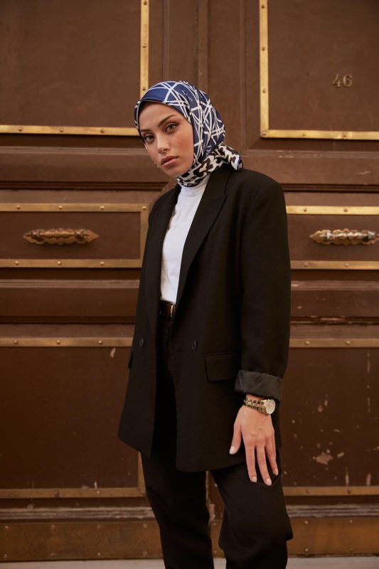 Dior Marka Eşarp – Lacivert