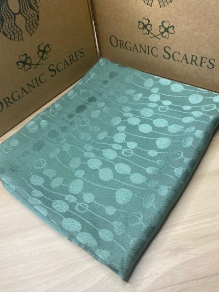İthal Jakar Salkım Desen - Çay Ağacı - Organic ScarfsOrganic Scarfs