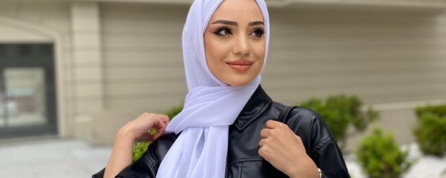 İthal Pamuk Soft Krinkıl Şal - Beyaz - Organic ScarfsOrganic Scarfs