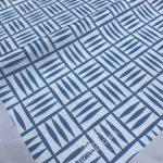 Kare Desen Twill Şal - Gri