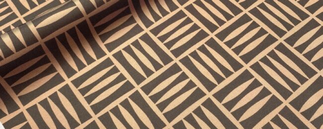 Kare Desen Twill Şal - Kahverengi - Organic ScarfsOrganic Scarfs