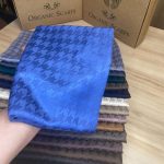 Kazayağı Desen İpeksi Jakar Şal - İndigo
