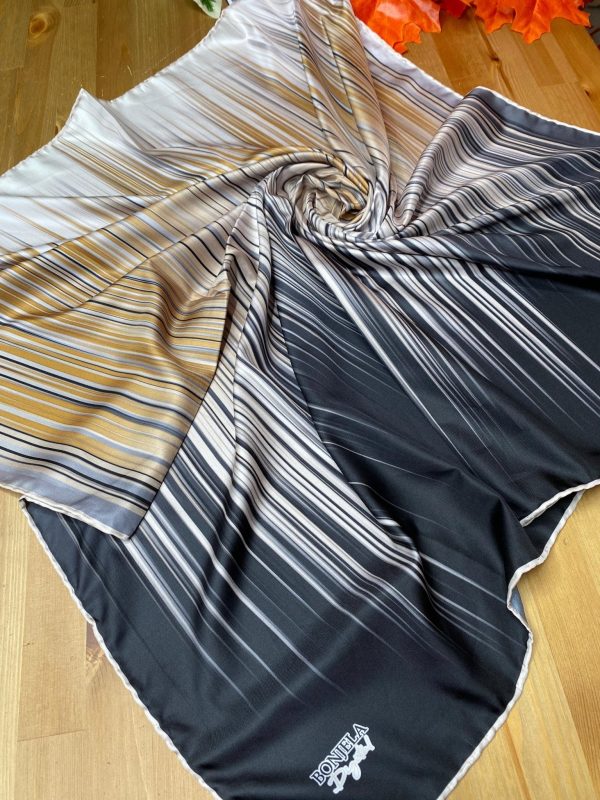 Line Twill Eşarp – Camel