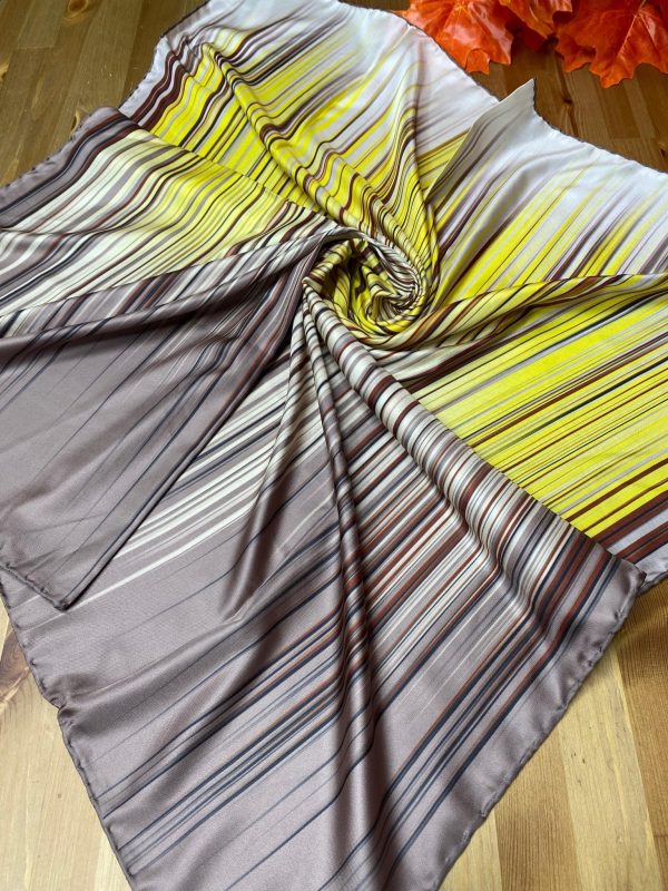 Line Twill Eşarp – Limon