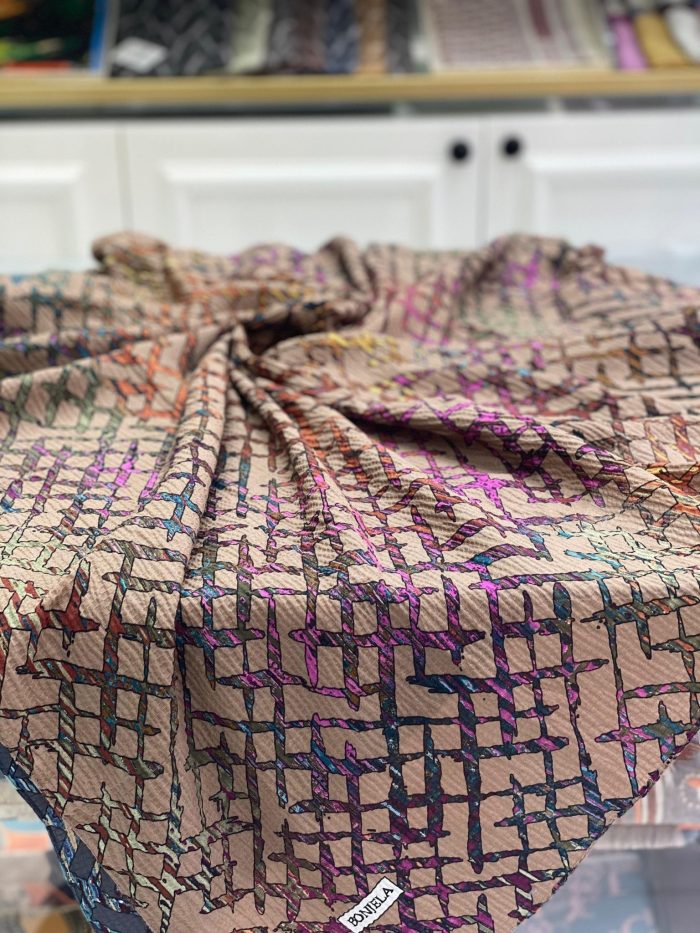 Minimal Desen Mio Caz Eşarp - Caramel - Organic ScarfsOrganic Scarfs