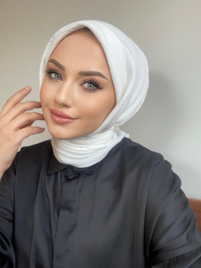Mio Cazz Eşarp - Beyaz - Organic ScarfsOrganic Scarfs
