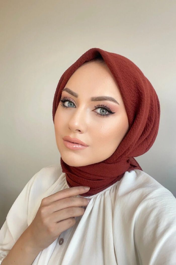 Mio Cazz Eşarp - Kiremit - Organic ScarfsOrganic Scarfs