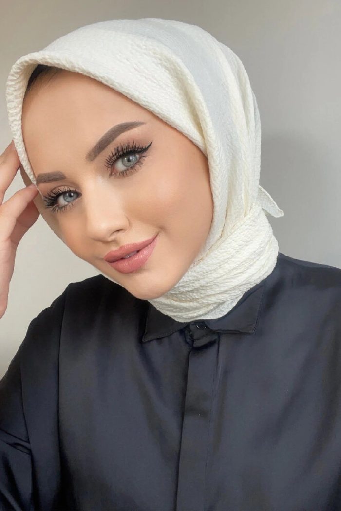 Mio Cazz Eşarp - Krem - Organic ScarfsOrganic Scarfs