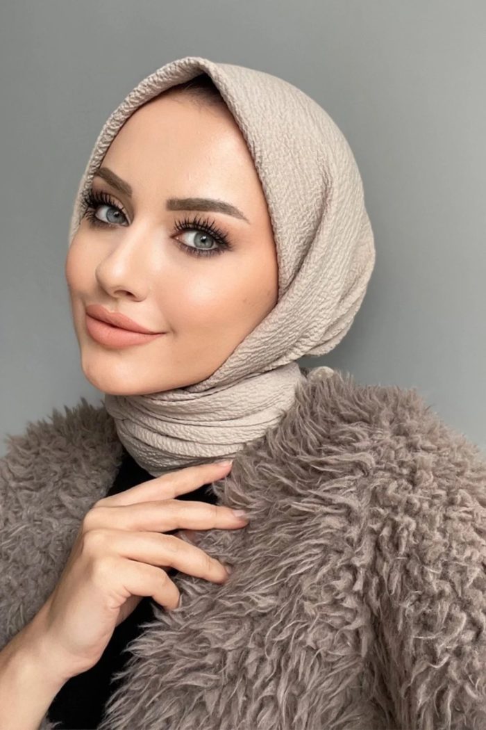Mio Cazz Eşarp - Soft Vizon - Organic ScarfsOrganic Scarfs