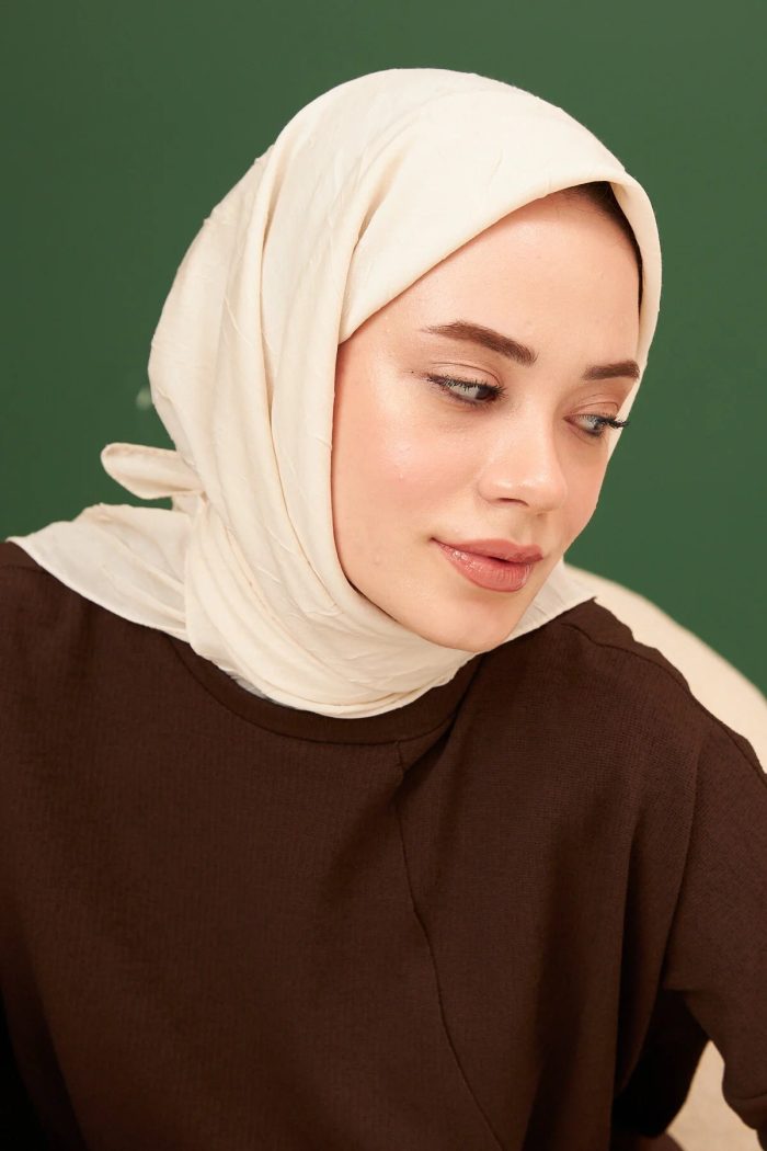 Organic Bambu Eşarp - Ekru - Organic ScarfsOrganic Scarfs