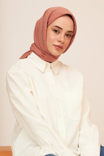 Organic Bambu Eşarp - K. Gül Kurusu - Organic ScarfsOrganic Scarfs