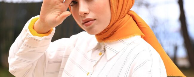 Organic Bambu Eşarp - Safran - Organic ScarfsOrganic Scarfs