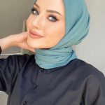 Pamuk Kraş Soft Eşarp - Buz Mavisi