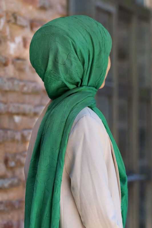 Organic Scarfs Bambu Kraş Şal Modeli – Benetton
