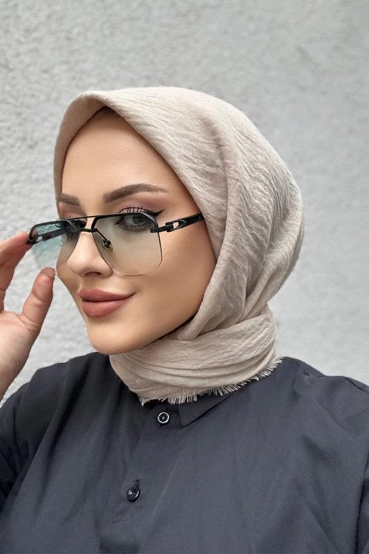 Organic Scarfs Bürümcük Eşarp – Bej