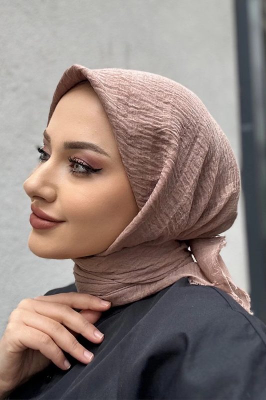 Organic Scarfs Bürümcük Eşarp – Sütlü Kahve