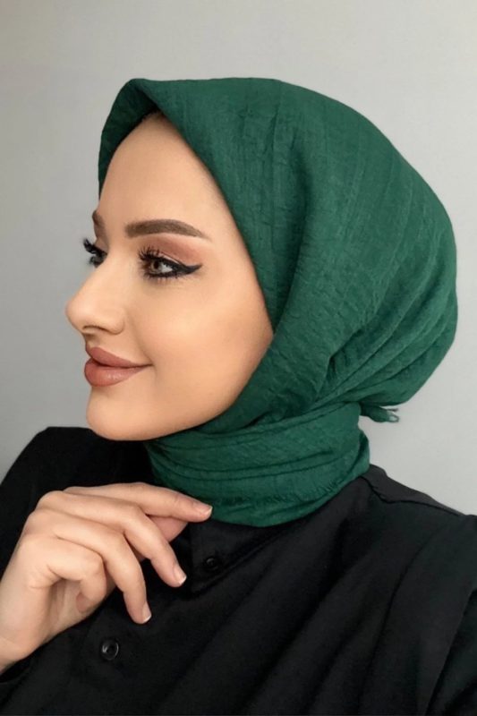 Organic Scarfs Bürümcük Eşarp – Zümrüt