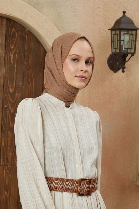 Organic Scarfs Bürümcük Şal Modeli – Keten