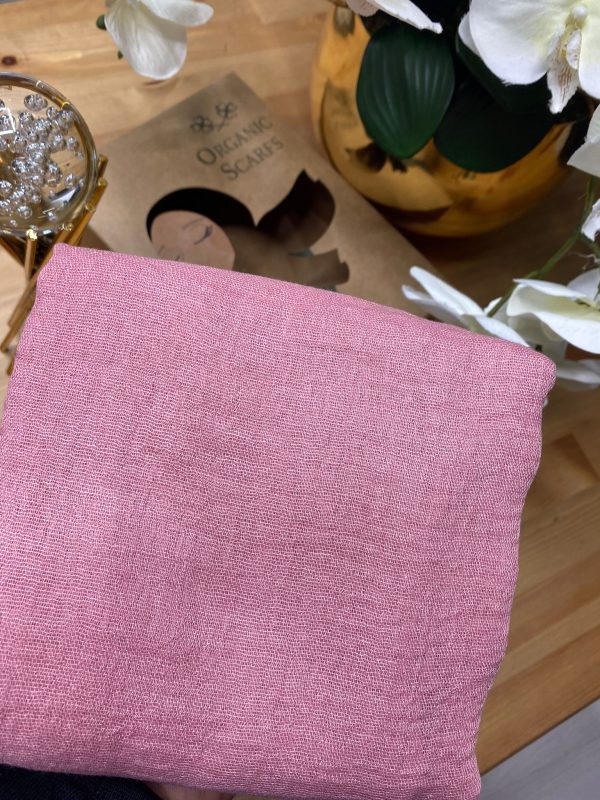 Organic Scarfs Bürümcük Şal Modeli – Pembe